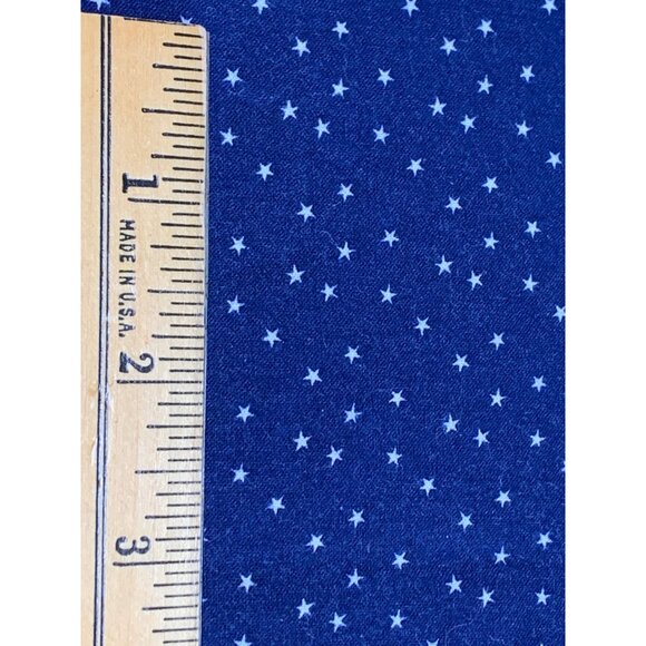 Blue Star Pattern Cotton Fabric 17" x 18" wide Quilting - Picture 4 of 12